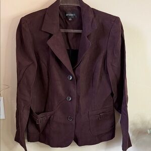 Studio I Women's Rich Purple Blazer